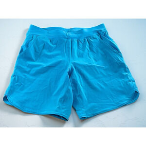 Lands' End Women's 12 Turquoise 9" Quick Dry Board Shorts Swim Bottoms 516266